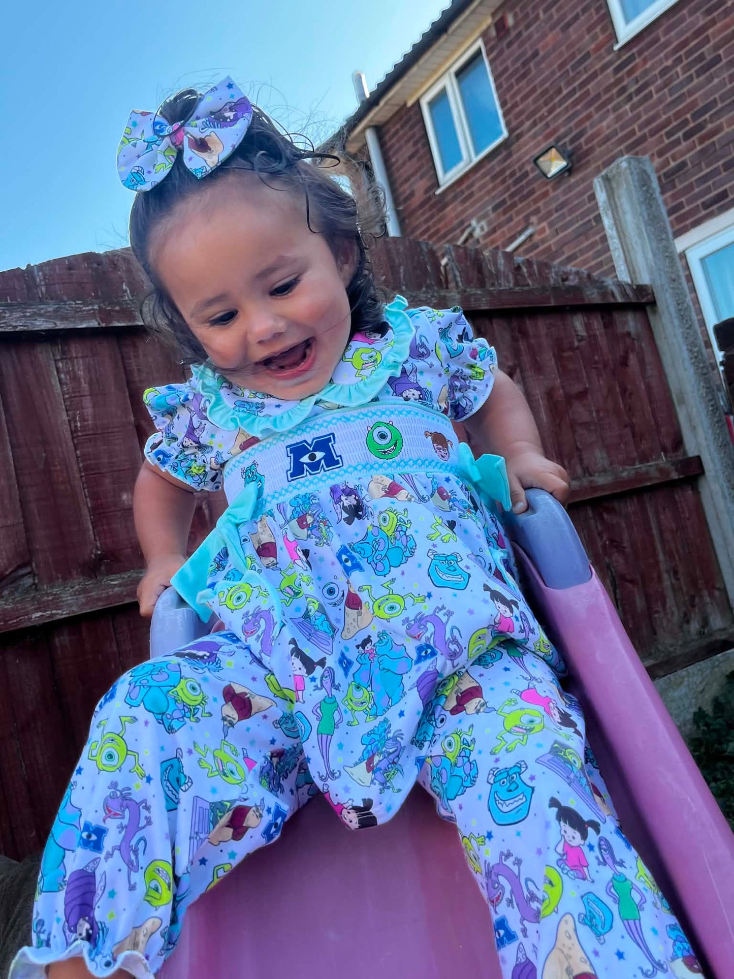 Girls Monsters Inc Smock Pyjamas IN STOCK CLEARANCE SALE!!