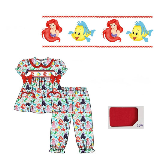 Little Mermaid Smock Pyjamas (Pre Order Product - Due in 6 Weeks)