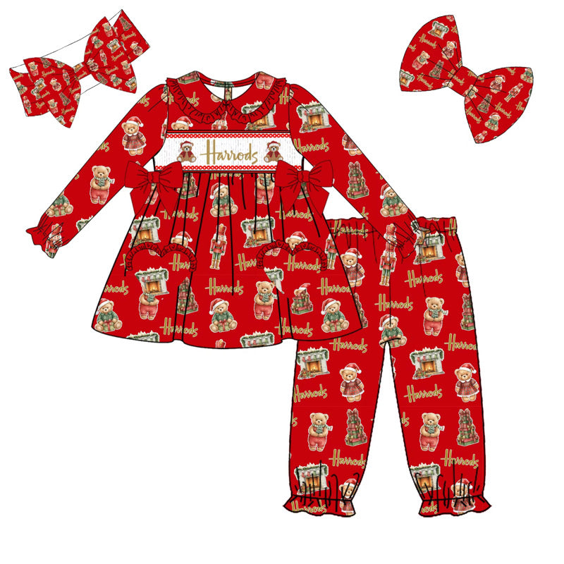 Girls Harrods Christmas Smock Pyjamas DEPOSIT ONLY