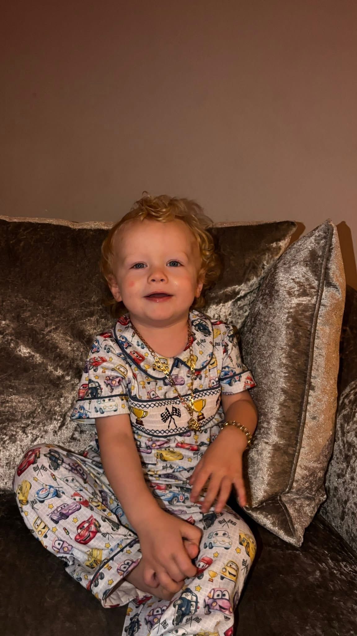 Boys Cars Smock Pyjamas IN STOCK CLEARANCE SALE!!