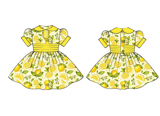 Lemon Classic Dress DEPOSIT ONLY DUE START OF JULY