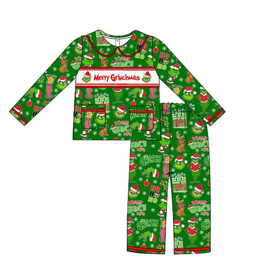 Boys Grinch Christmas Smock Pyjamas DEPOSIT ONLY
