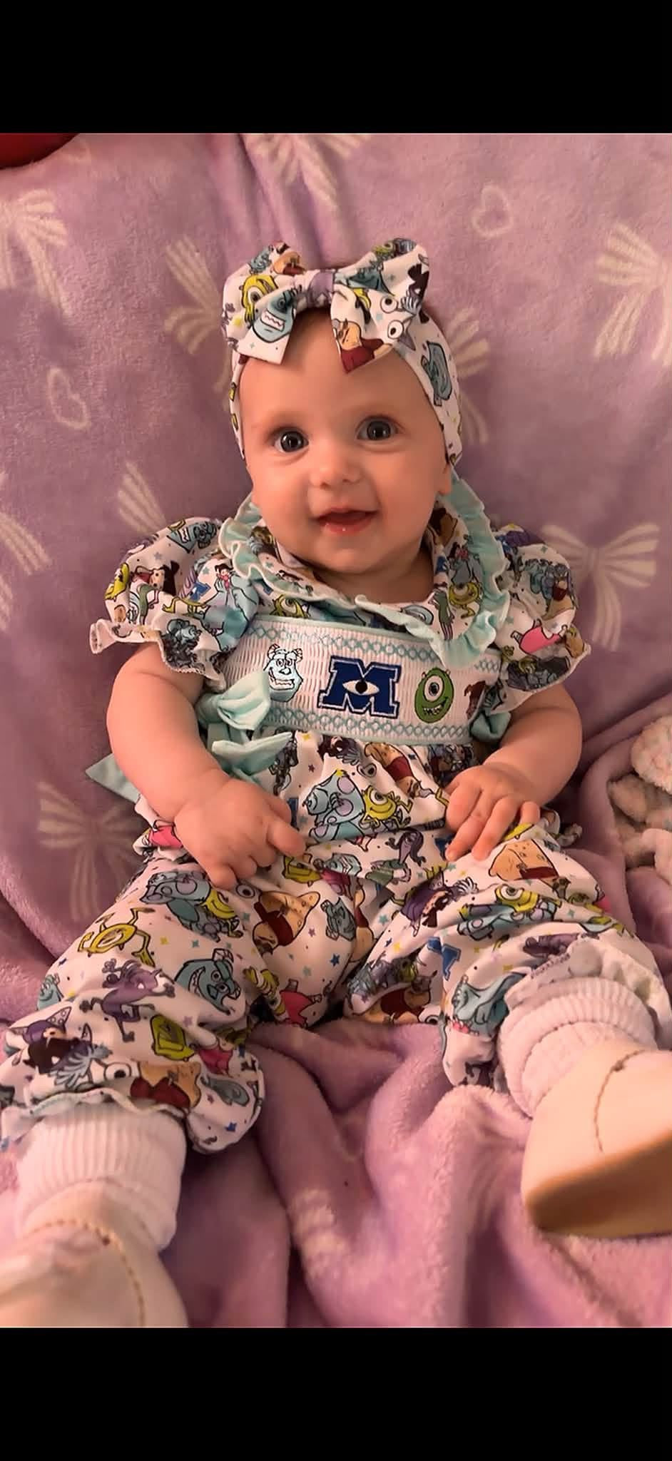 Girls Monsters Inc Smock Pyjamas IN STOCK CLEARANCE SALE!!