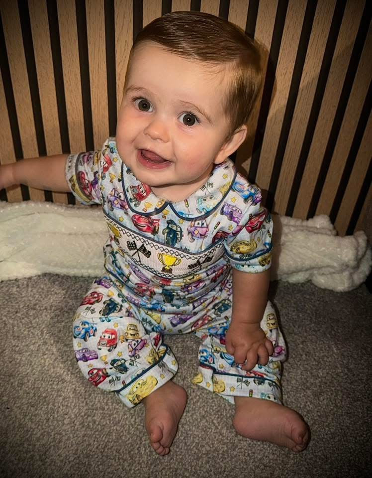 Boys Cars Smock Pyjamas IN STOCK CLEARANCE SALE!!