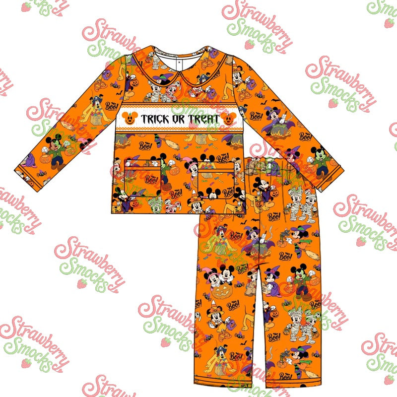 Boys Halloween Smock Pyjamas DUE IN AUGUST CLEARANCE SALE!!