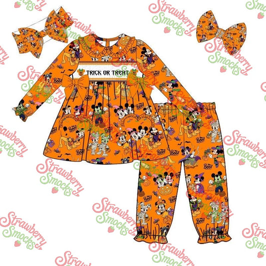 Girls Halloween Smock Pyjamas DUE IN AUGUST CLEARANCE SALE!!