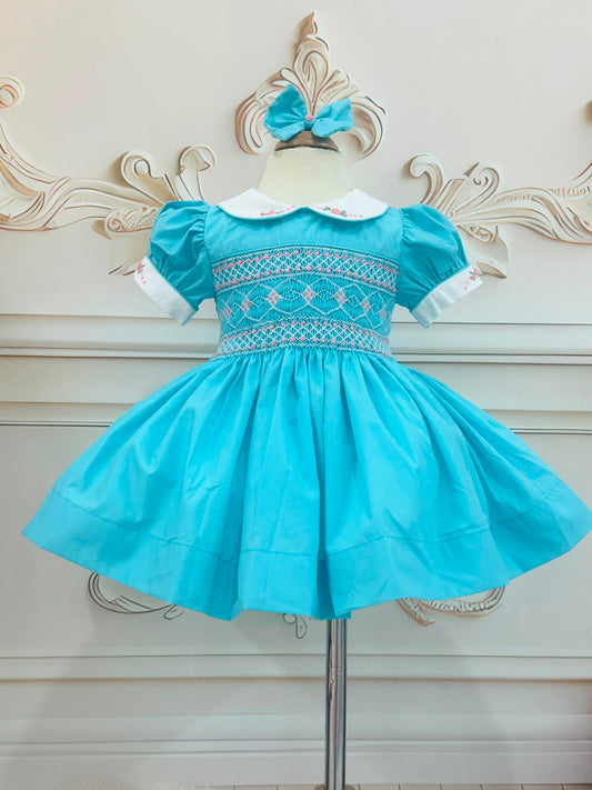 Blue Smock Dress IN STOCK CLEARANCE SALE!!